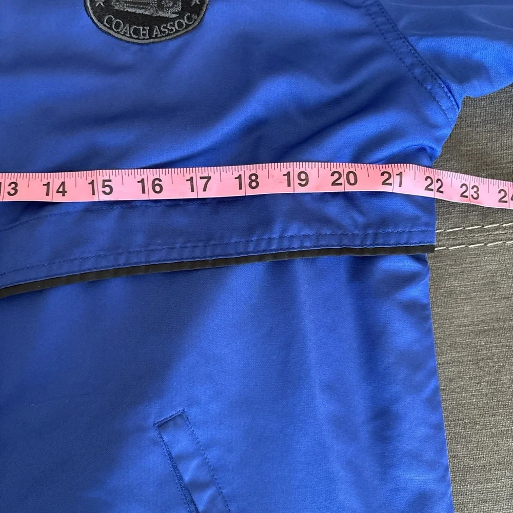 Cutter & Buck Zip Vented Windbreaker Jacket Coat Blue Black Size M